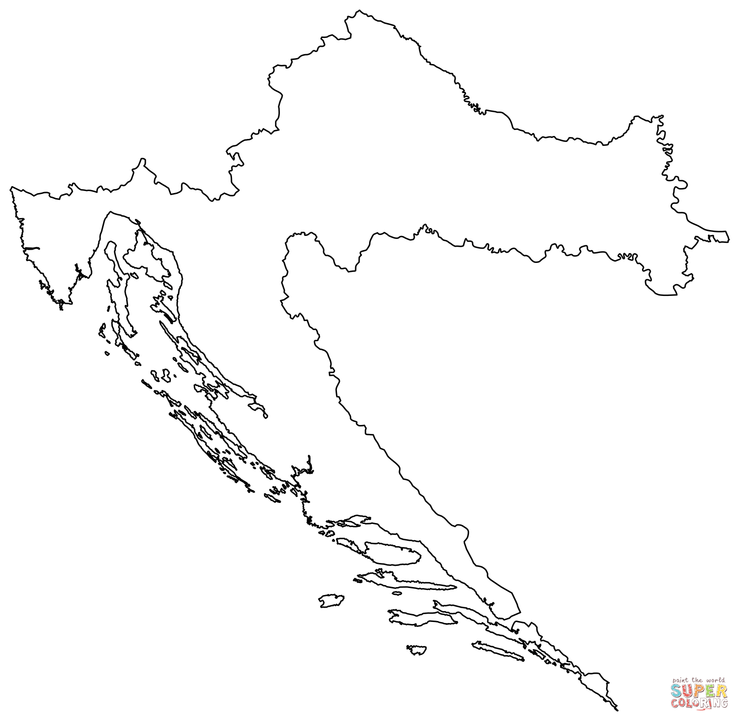 Croatia Map